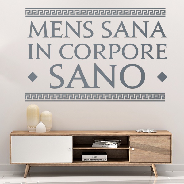 Vinilos Decorativos: Mens Sana In Corpore Sano