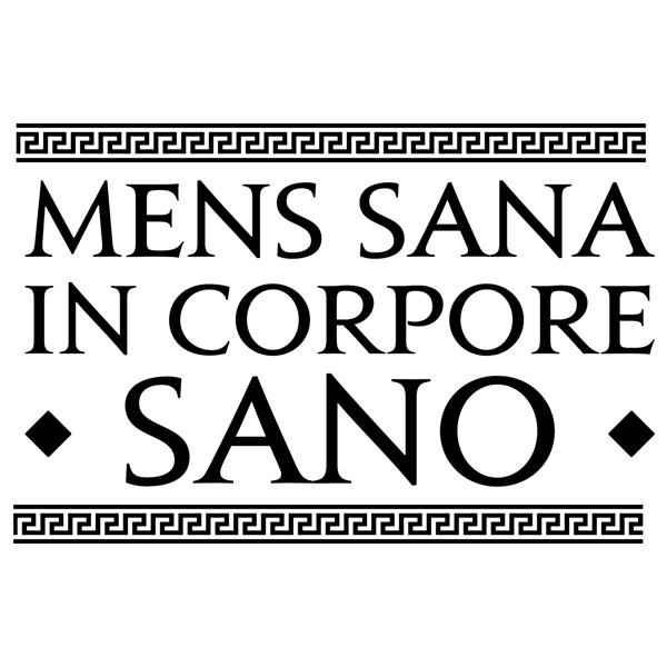 Vinilos Decorativos: Mens Sana In Corpore Sano