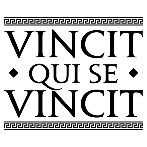 Vinilos Decorativos: Vincit Qui Se Vincit