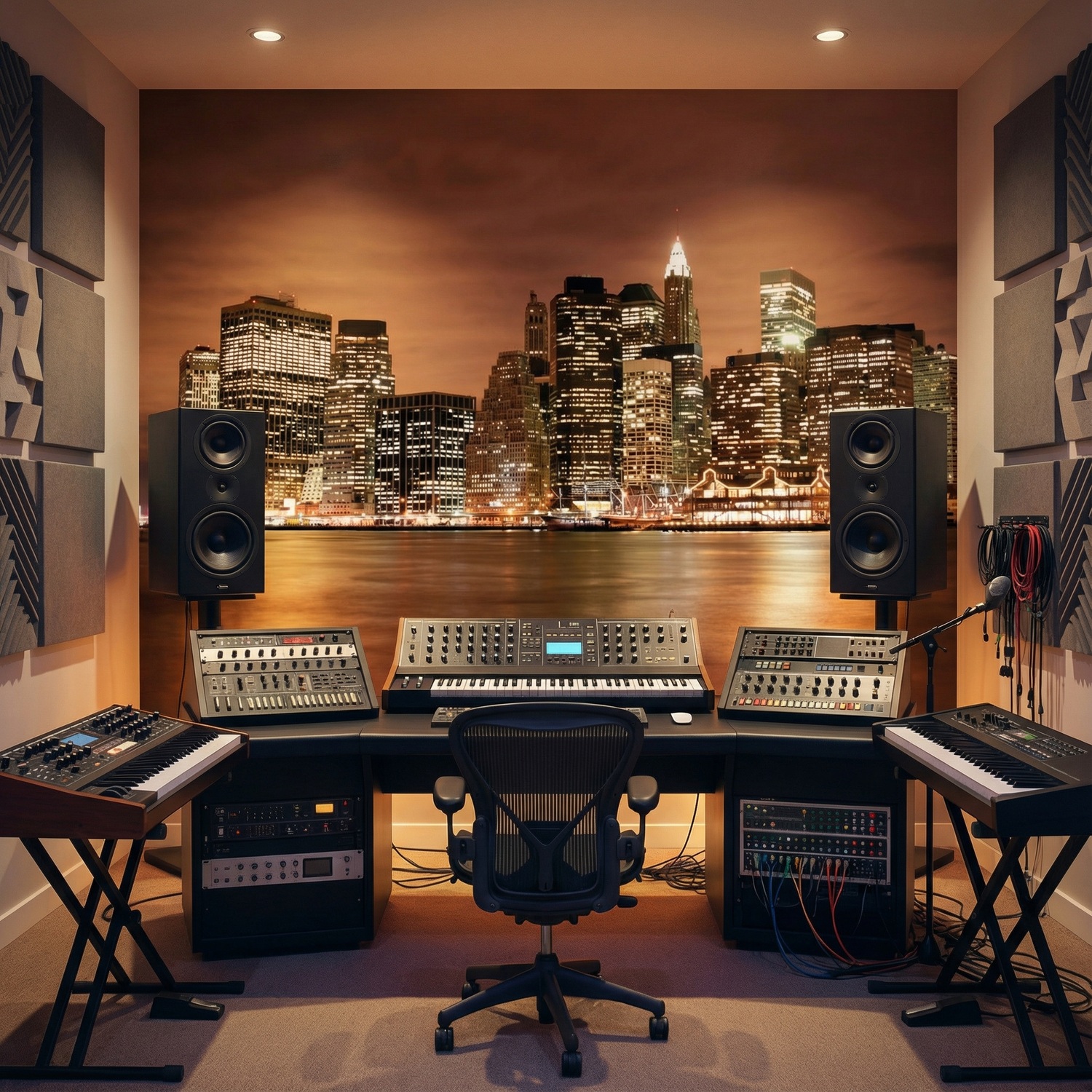 Fotomurales: New York Skyline por la noche