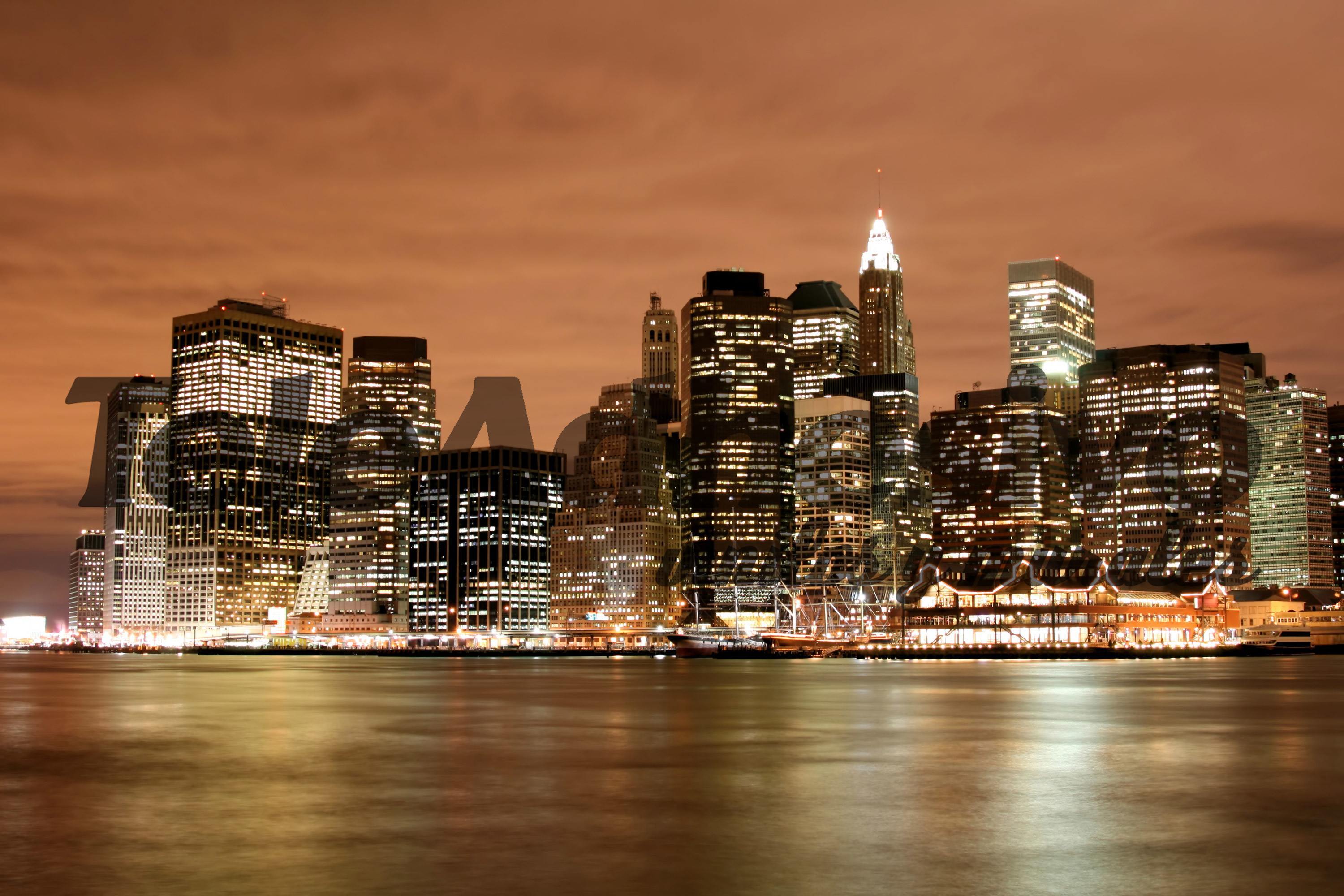Fotomurales: New York Skyline por la noche