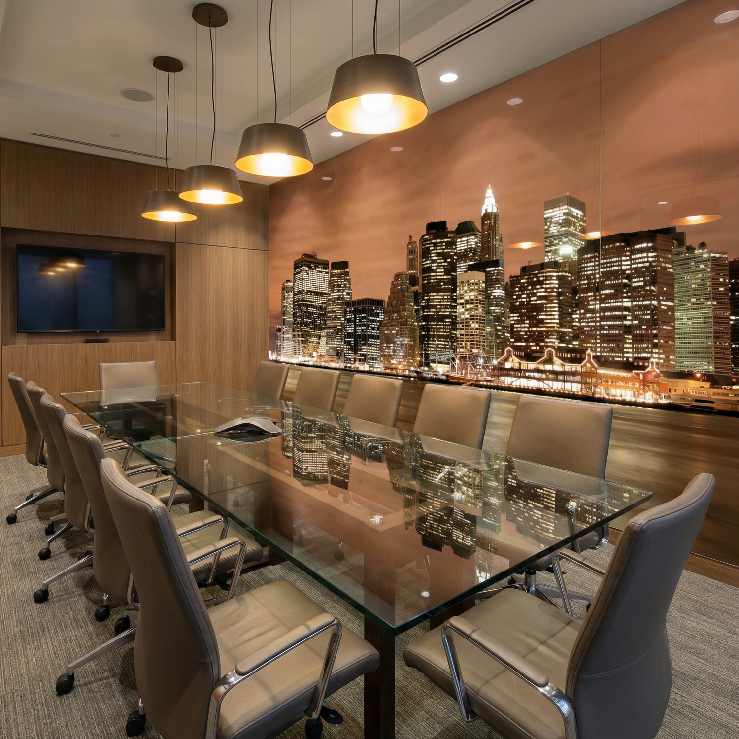 Fotomurales: New York Skyline por la noche