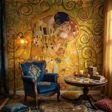 Fotomurales: el Beso, de Klimt 8