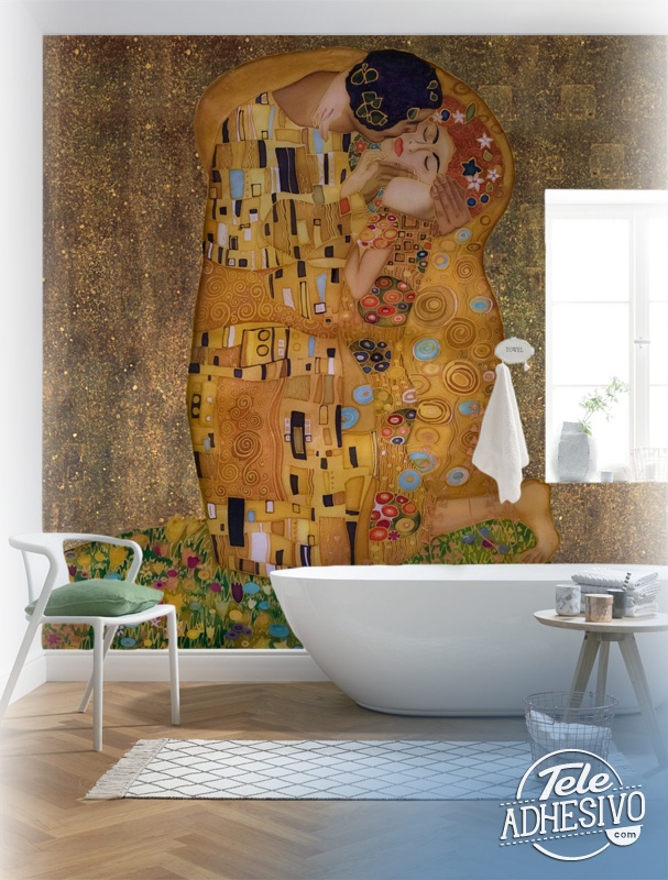 Fotomurales: El beso, de Gustav Klimt