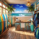 Fotomurales: Playa paradis&iacute;aca 7