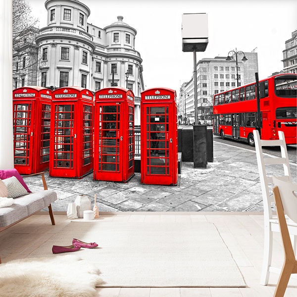 Fotomurales: Londres en Rojo