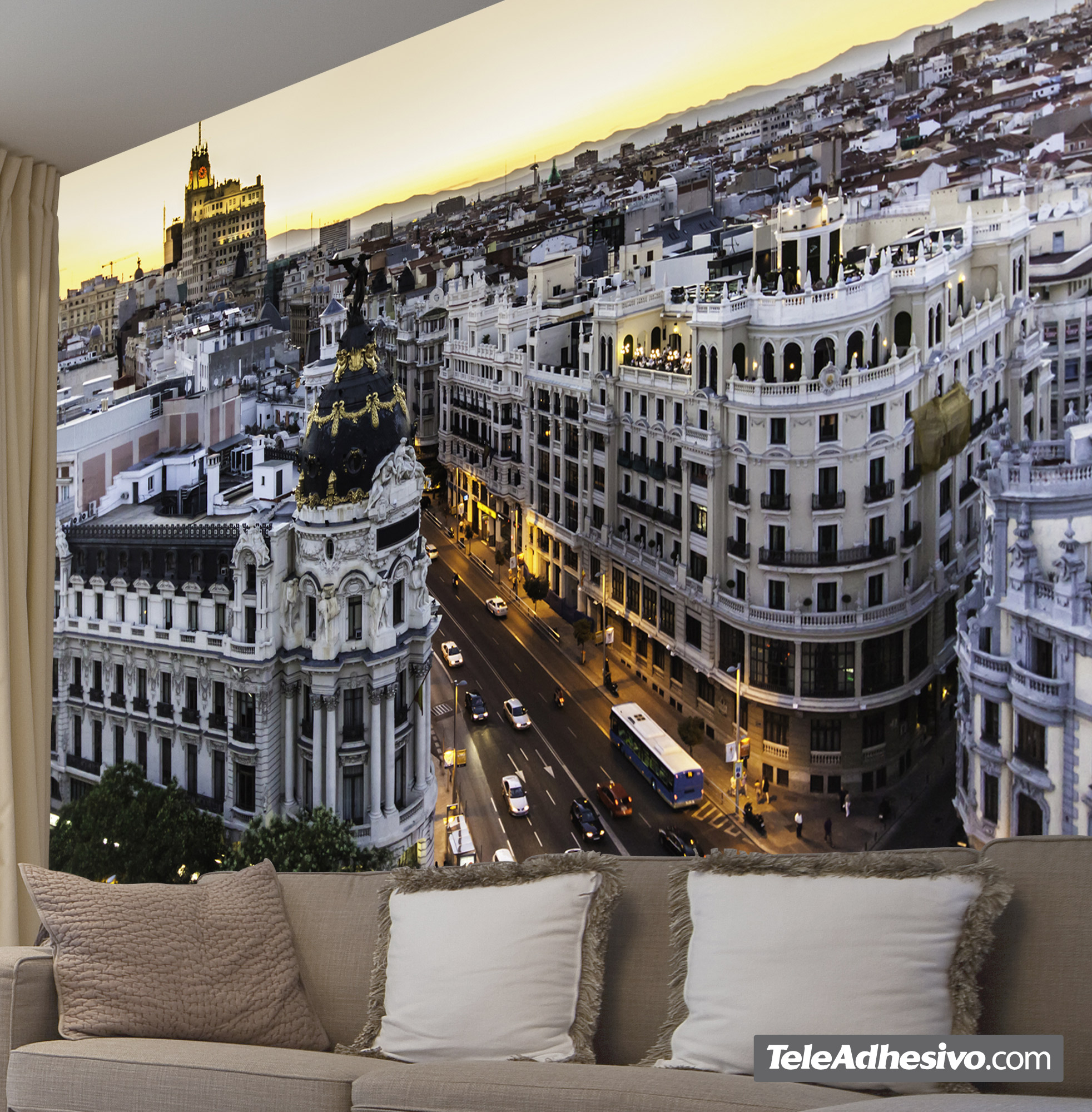 Fotomurales: Madrid Gran Via