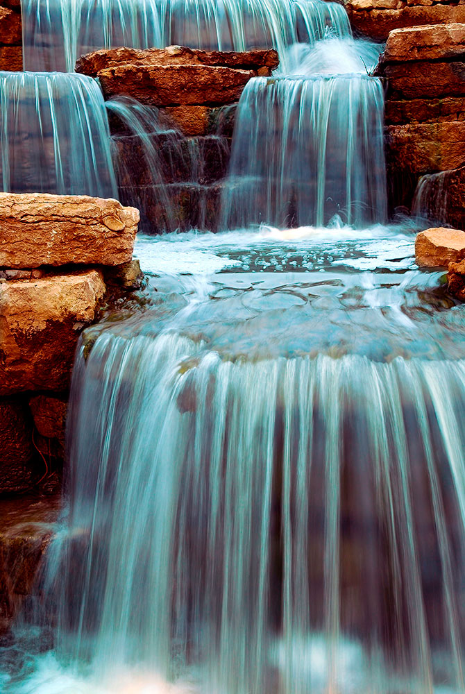 Fotomurales: Cascada y piedras