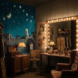 Fotomurales: Gato en el tejado 17