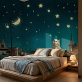 Fotomurales: Gato en el tejado 6