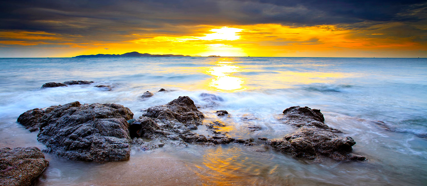 Fotomurales: Rocas al Atardecer