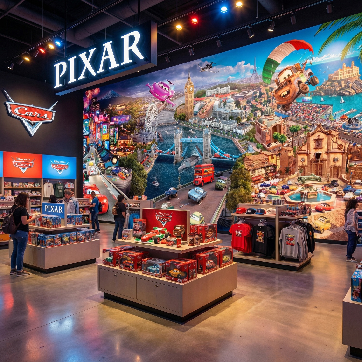 Fotomurales: Pel&iacute;cula Cars