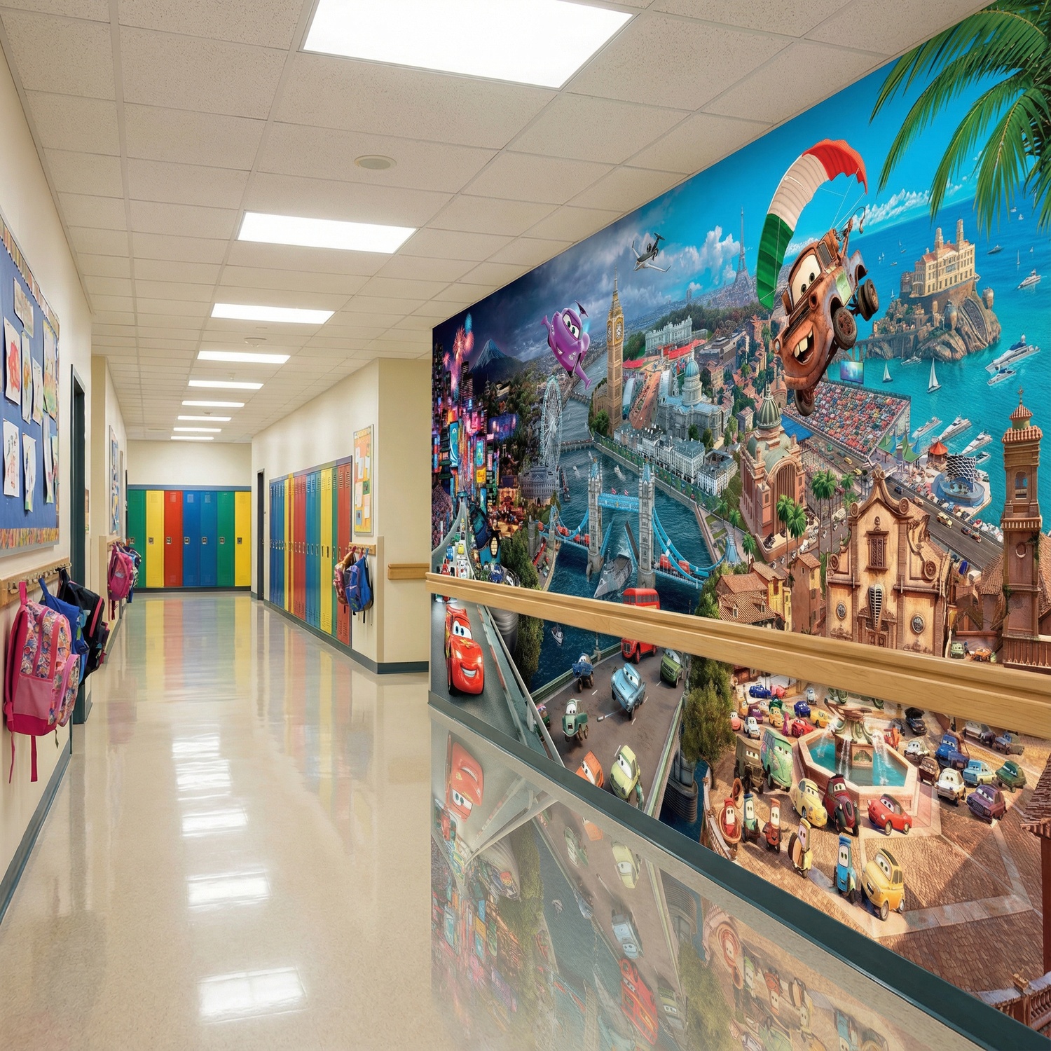 Fotomurales: Pel&iacute;cula Cars