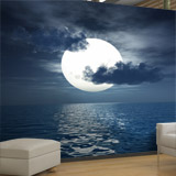 Fotomurales: Luna sobre el mar 4