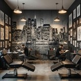 Fotomurales: Blue Manhattan 21