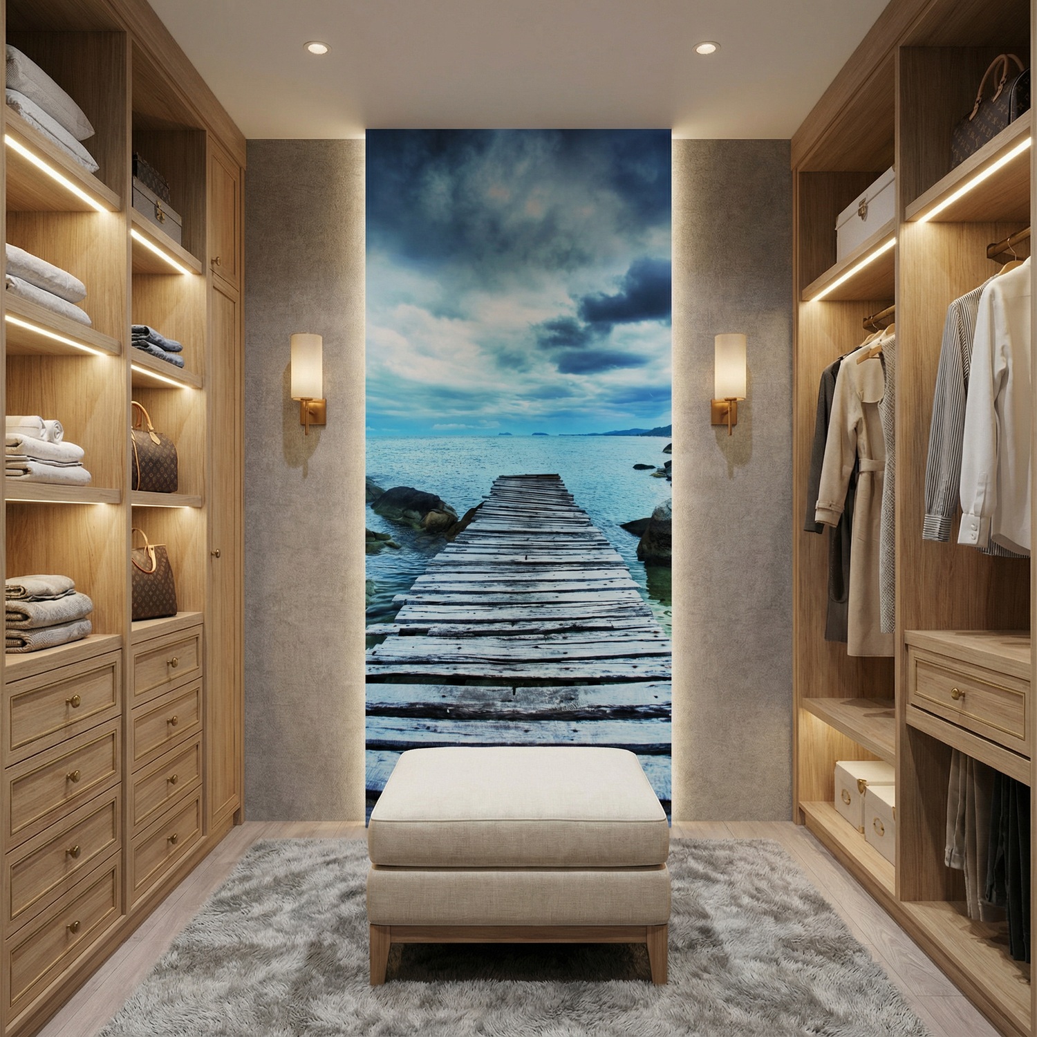 Fotomurales: Pasarela entre las rocas