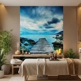 Fotomurales: Pasarela entre las rocas 15