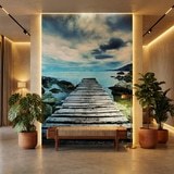 Fotomurales: Pasarela entre las rocas 17