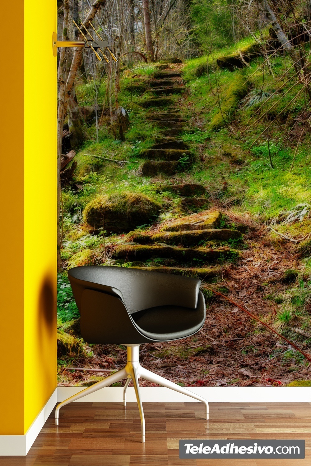 Fotomural Las escaleras del bosque | TeleAdhesivo.com