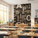 Fotomurales: Letras de imprenta 14