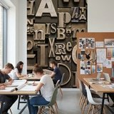 Fotomurales: Letras de imprenta 20