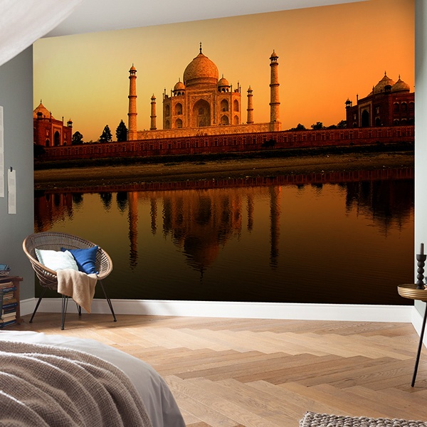 Fotomurales: Taj Mahal al amanecer