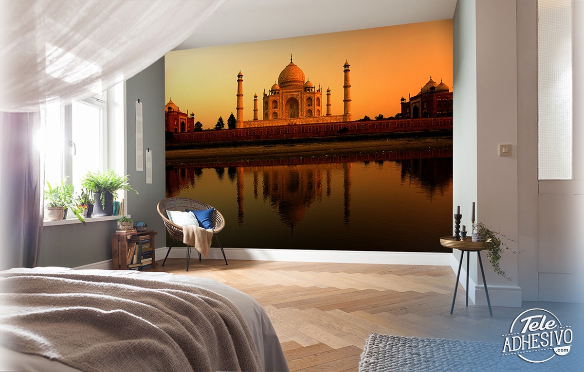 Fotomurales: Taj Mahal al amanecer