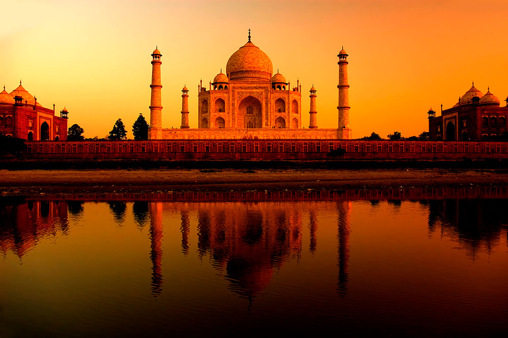 Fotomurales: Taj Mahal al amanecer