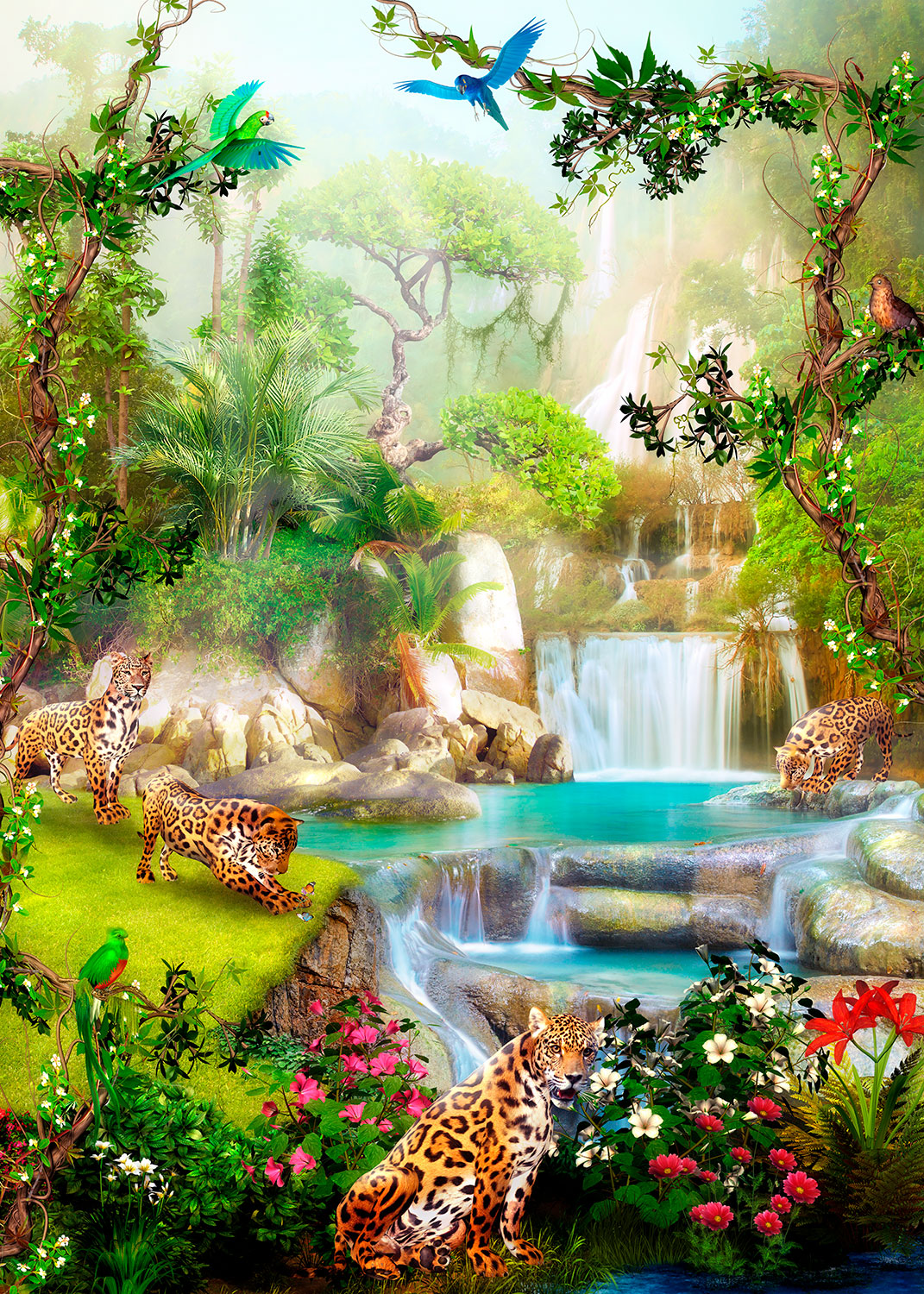 Fotomurales: Para&iacute;so del jaguar