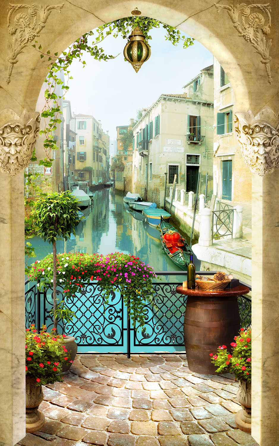 Fotomurales: Balc&oacute;n de Venecia