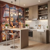 Fotomurales: Vista a la Torre Eiffel 13