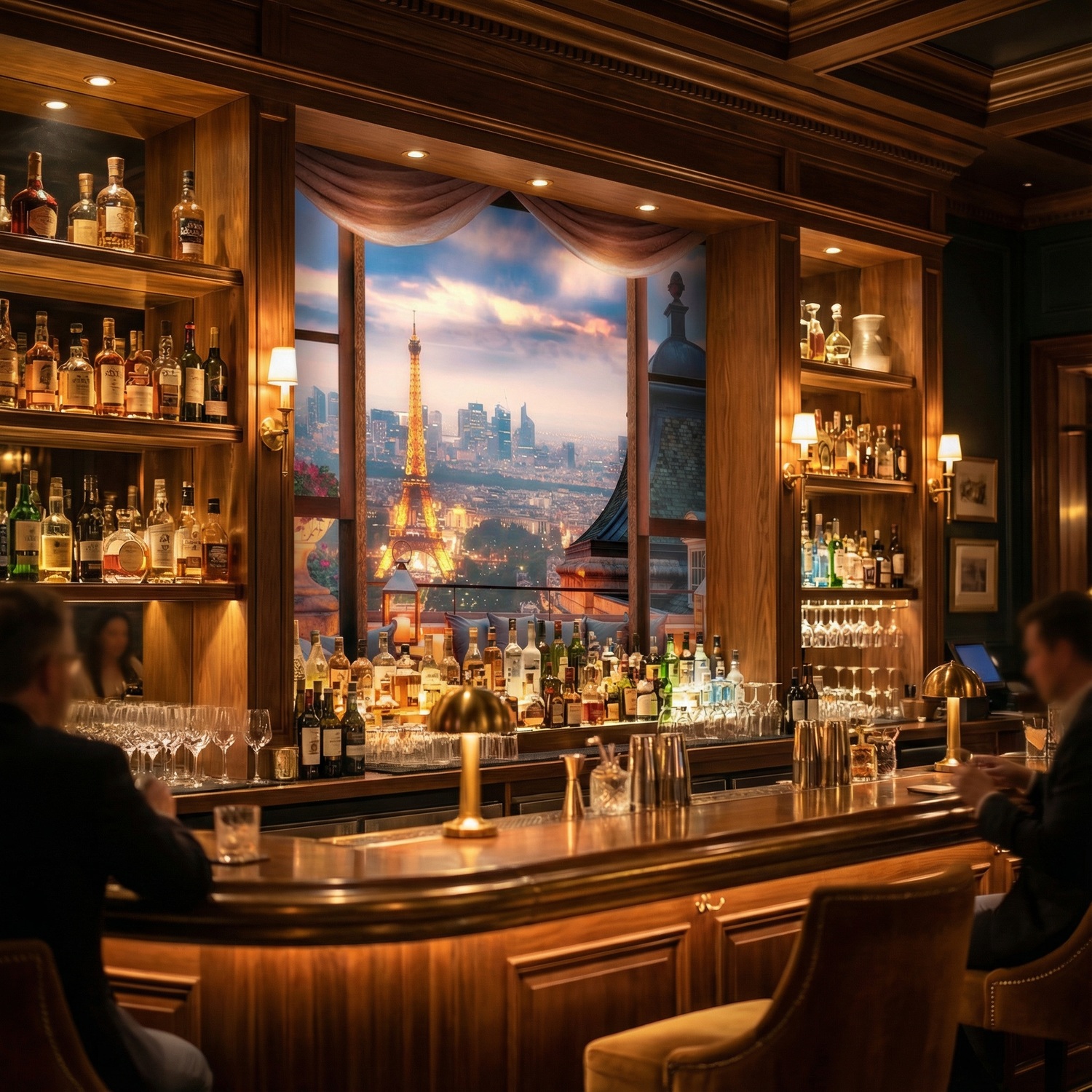 Fotomurales: Vista a la Torre Eiffel