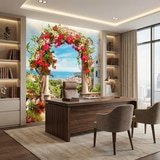 Fotomurales: Arco floral a la costa 17