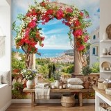 Fotomurales: Arco floral a la costa 4