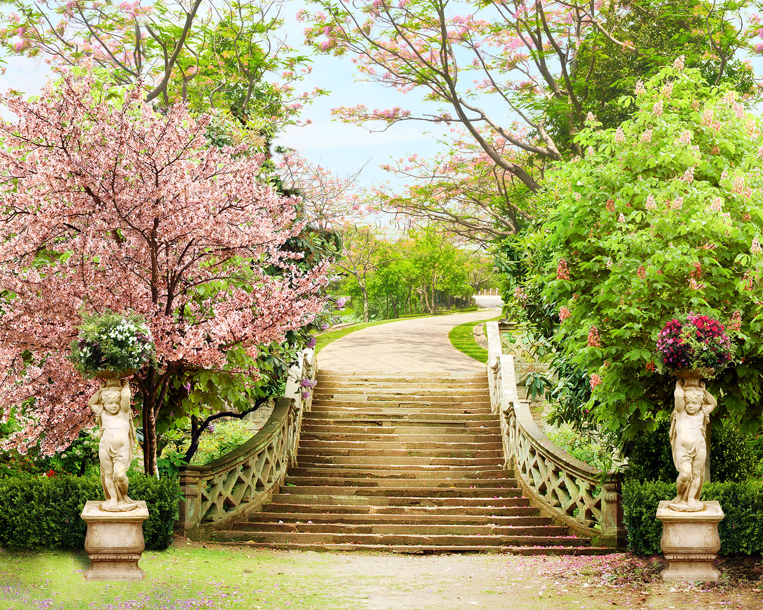 Fotomurales: Escaleras en el Gran Jard&iacute;n