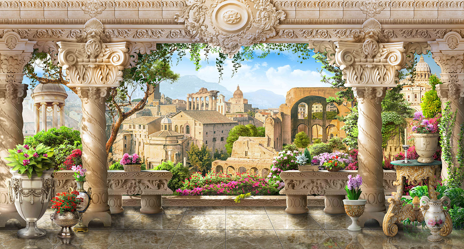 Fotomurales: El mirador de las columnas