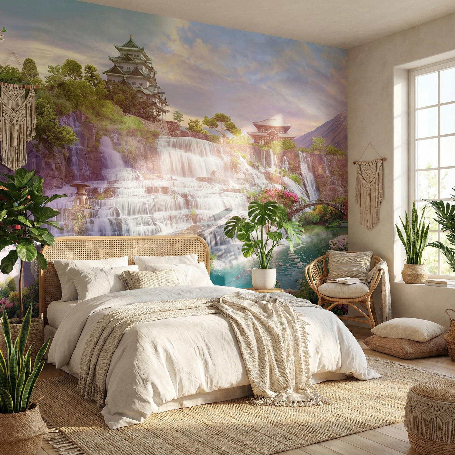 Fotomurales: Cascada de Jap&oacute;n