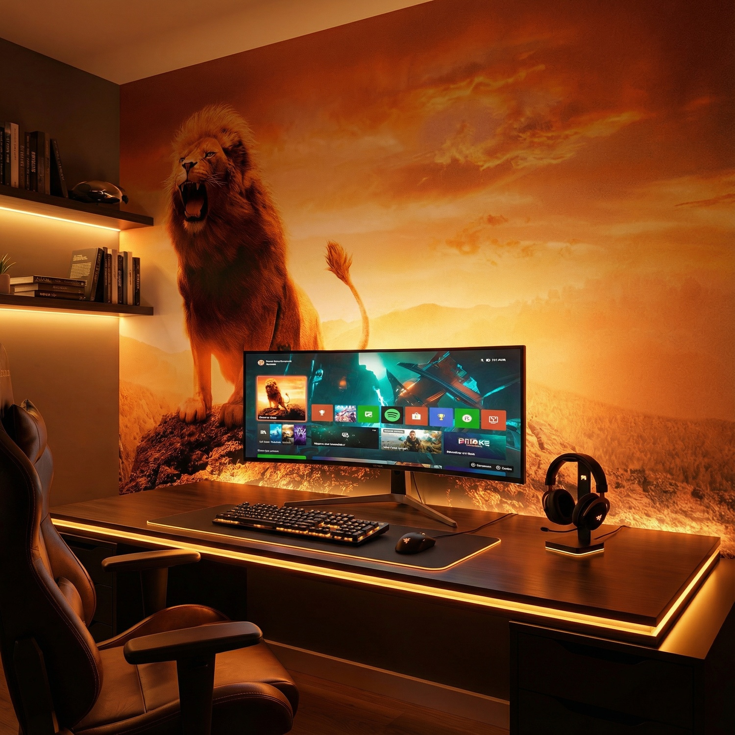 Fotomurales: El rey Le&oacute;n