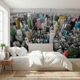 Fotomurales: Rascacielos Coloridos Nueva York 3