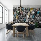 Fotomurales: Rascacielos Coloridos Nueva York 7