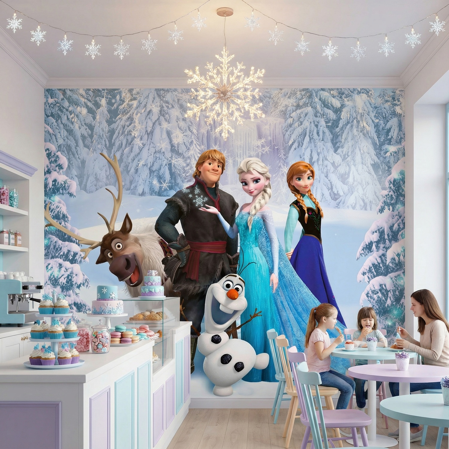 Fotomurales: Personajes de Frozen