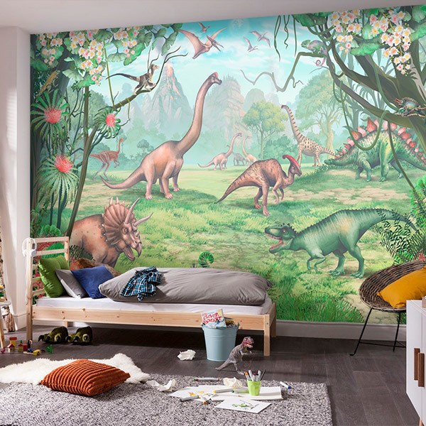 Vinilos decorativos infantiles de dinosaurios 