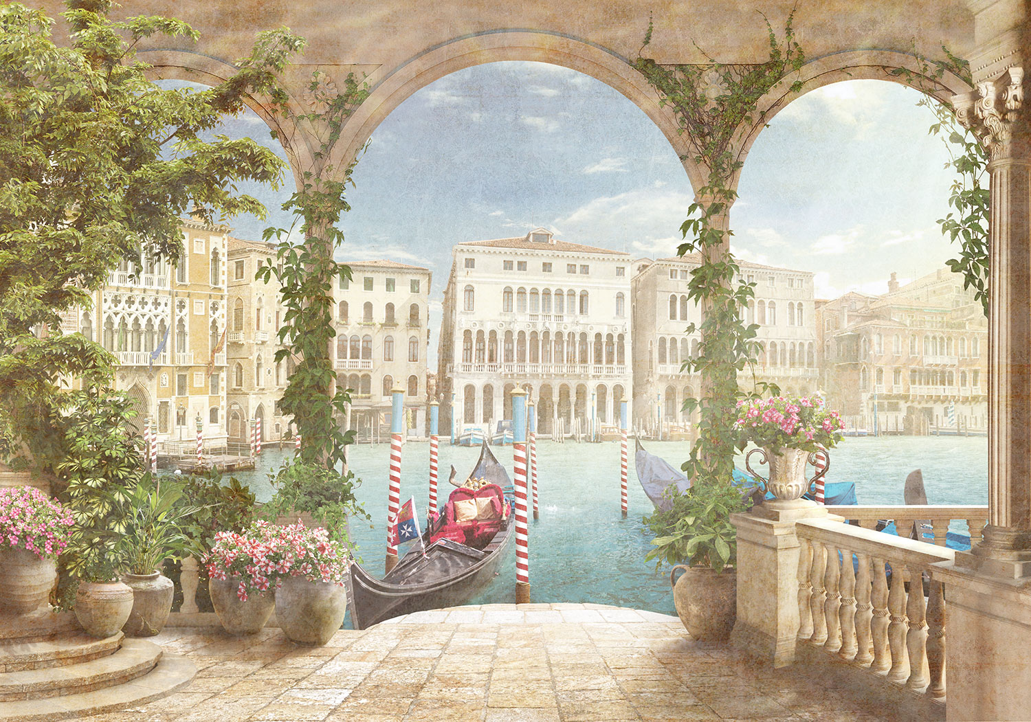 Fotomurales: Vistas hacia Venecia