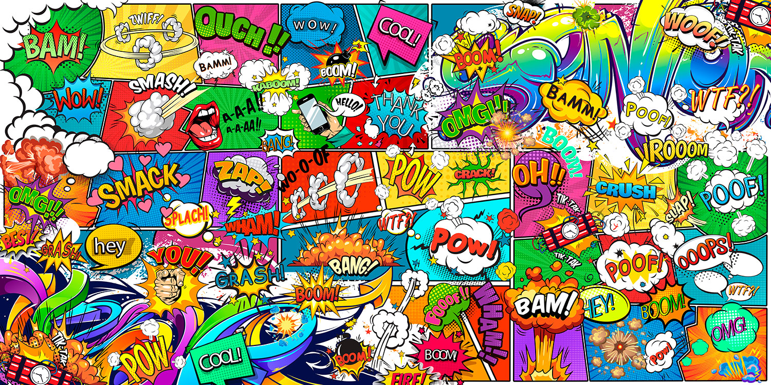 Fotomurales: Onomatopeyas