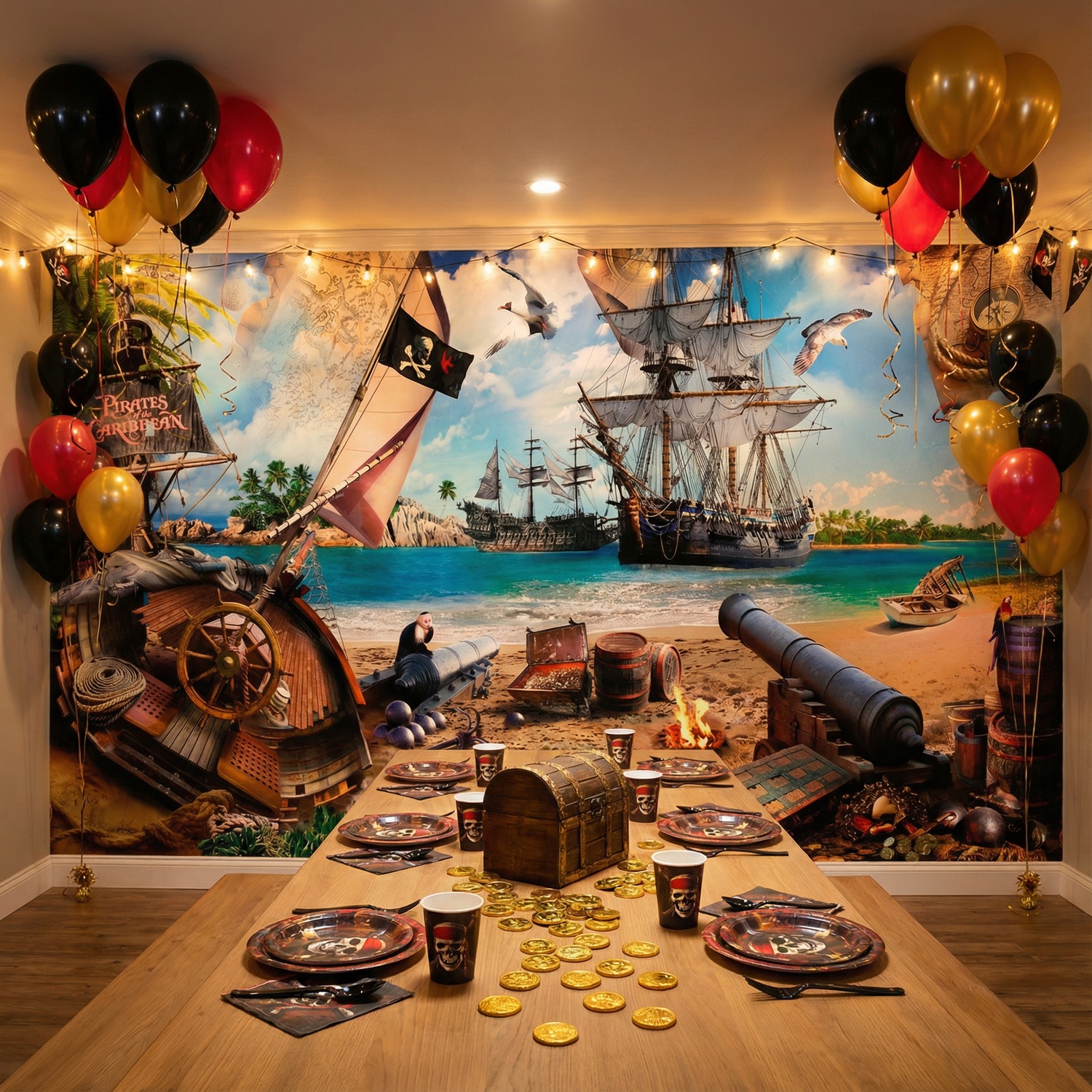 Fotomurales: Piratas del Caribe