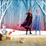 Fotomurales: Elsa, Anna y Olaf 2