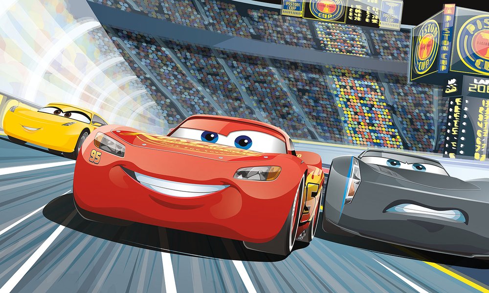 Fotomurales: Rayo Mcqueen en Carrera 3