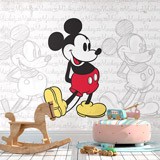 Fotomurales: Evolución Mickey Mouse 2
