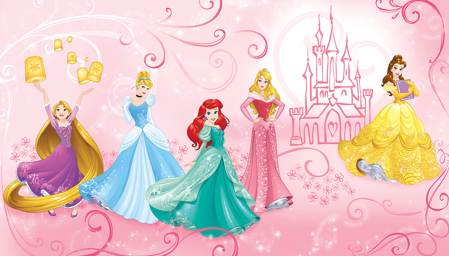 Fotomurales: Collage Princesas Disney