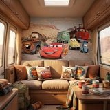 Fotomurales: Rayo Mcqueen y sus Amigos en Radiador Springs 18